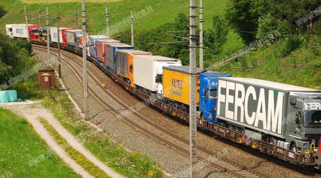 Trenitalia Cargo: più camion sui treni merci tra Italia e Germania