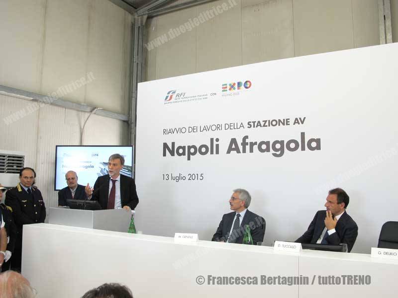Napoli Afragola: visita del Ministro Delrio al cantiere della nuova stazione