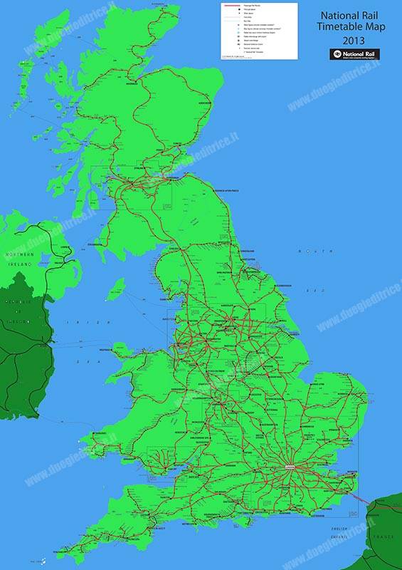 Network Rail UK Map -  May 2013 Timetable (eNRT)