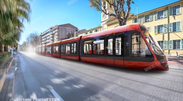 Il design del tram Alstom Citadis per la nuova linea Est-Ovest del tram Nice Côte d’Azur