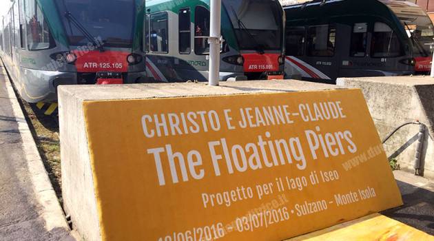 “THE FLOATING PIERS”: 460.000 PASSEGGERI TRASPORTATI DA TRENORD