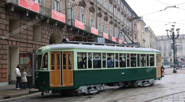 Torino: tram in festa