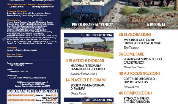 Dal 7 marzo in edicola tuttoTRENO Modellismo n° 85