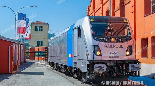 Alstom consegna la decima locomotiva TRAXX DC3 a RAILPOOL GmbH Branch Italia