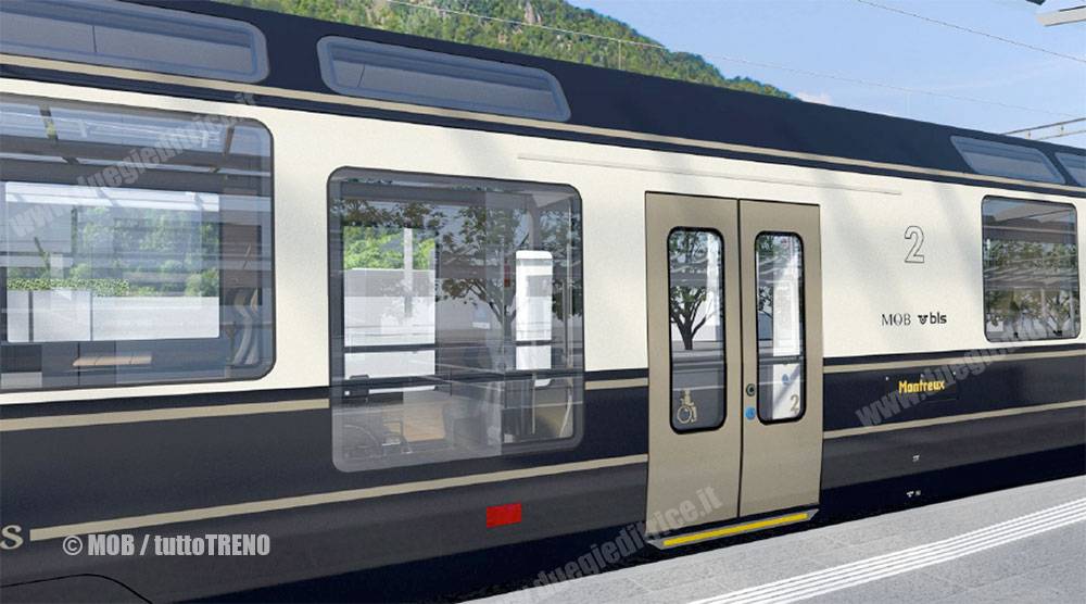 MOB ordina a Stadler Rail quattro carrozze a piano ribassato e a scartamento variabile
