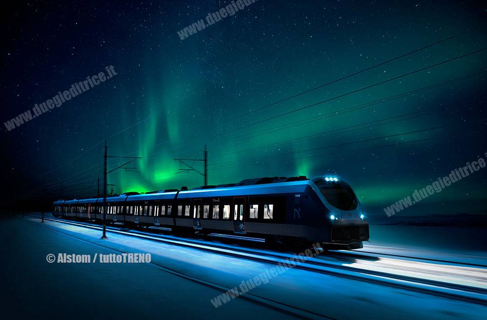 Alstom: altri 25 treni regionali Coradia Nordic alla norvegese Norske tog