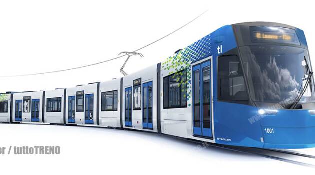 Stadler fornirà 10 tram TRAMLINK a Losanna
