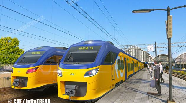 CAF firma un contratto con le ferrovie olandesi NS per 60 treni Intercity a doppio piano