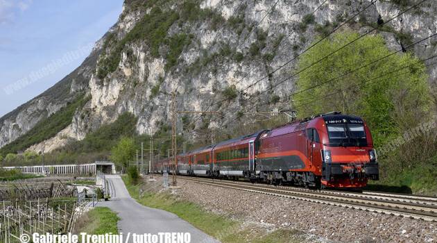 In arrivo i Railjet di ultima generazione: due coppie tra Monaco e l’Italia dall’8 aprile