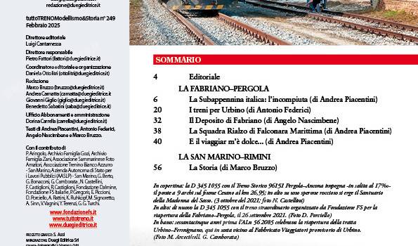 A breve nel tuo punto vendita “Binari Senza Tempo – Marche” la Fabriano–Pergola – la San Marino–Rimini