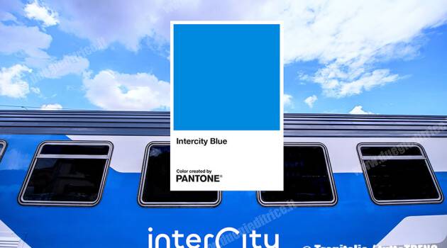 interCity di Trenitalia e Pantone presentano “InterCity Blue”, la nuova tonalità di blu