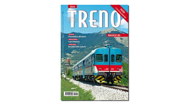 tuttoTRENO n° 405 – maggio 2025, a breve nel tuo punto vendita e sullo store Duegieditrice