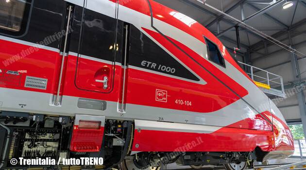 Frecciarossa 1000 di seconda generazione: in omologazione gli ETR 410