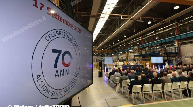 Alstom festeggia i 70 anni dello stabilimento di Sesto San Giovanni e annuncia 100 nuove assunzioni