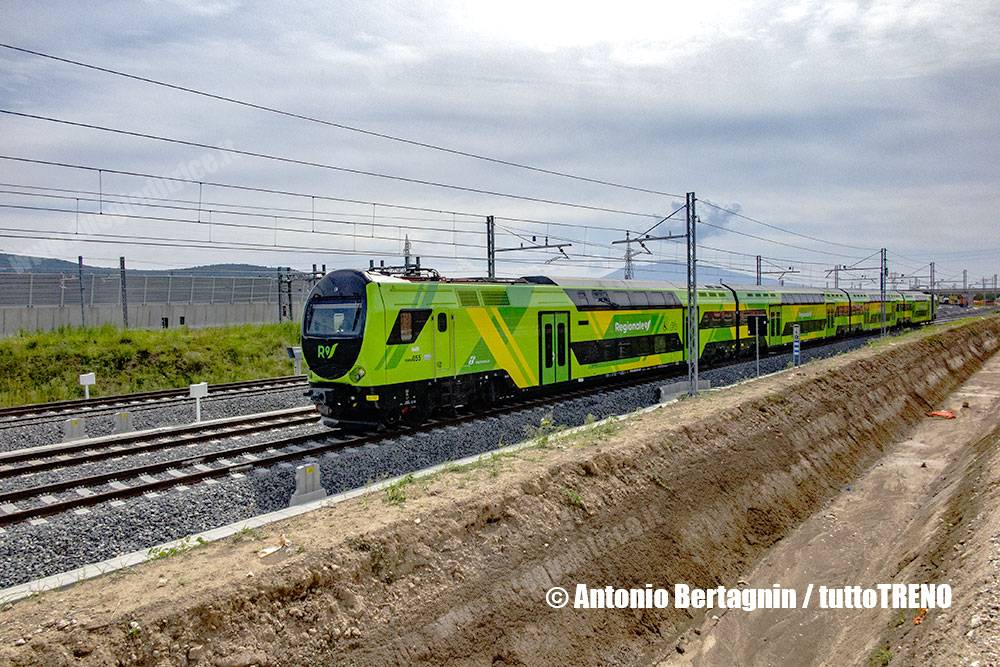 RFI-AttivazionePMMaddaloniFrassoDugenta-TAF055-corsaProvaXXXCasertaAmorosi-PMMaddaloni-raccordoAglioCaserta-2025-09-27-BertagninAntonio-7_blog_tuttotreno_it