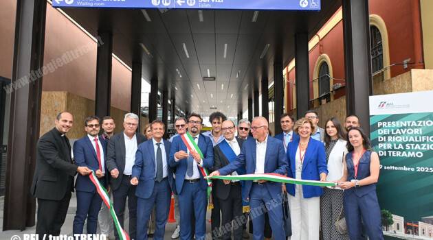 RFI: cerimonia per la riqualificazione della stazione di Teramo