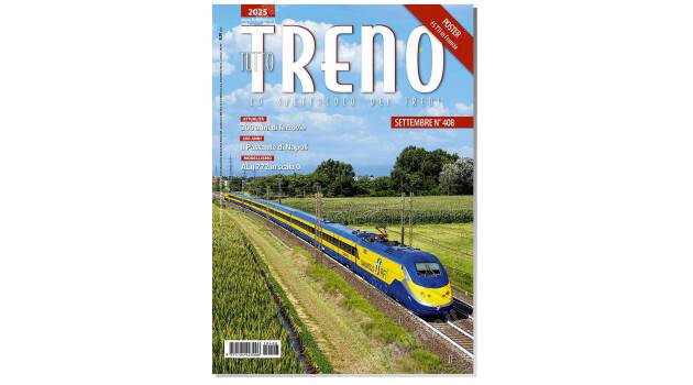 tuttoTRENO n° 408 –  settembre 2025, in edicola, nel tuo punto vendita e sullo store Duegieditrice