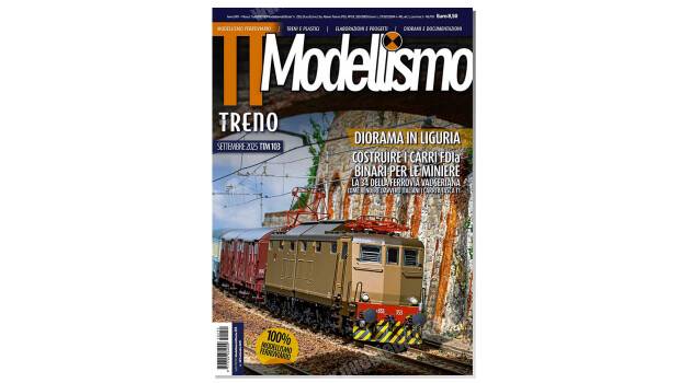 tuttoTRENO Modellismo n° 103 – settembre 2025, in edicola, nel tuo punto vendita e su duegieditricestore.it