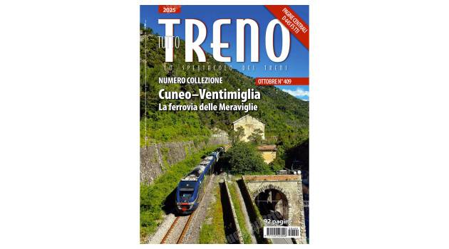 tuttoTRENO n° 409 –  ottobre 2025, in edicola, nel tuo punto vendita e sullo store Duegieditrice