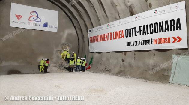 LINEA ORTE–FALCONARA: ABBATTUTO IL DIAFRAMMA DELLA GALLERIA LA ROSSA,