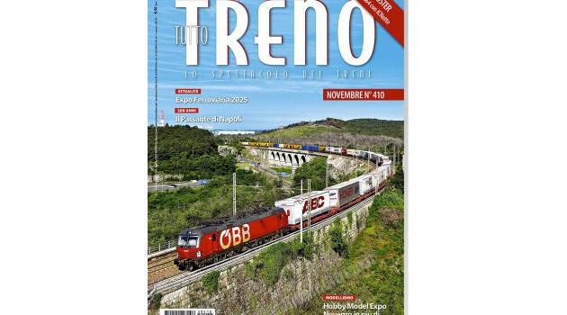 tuttoTRENO n° 411 – ottobre 2025, a breve in edicola, nel tuo punto vendita e sullo store Duegieditrice