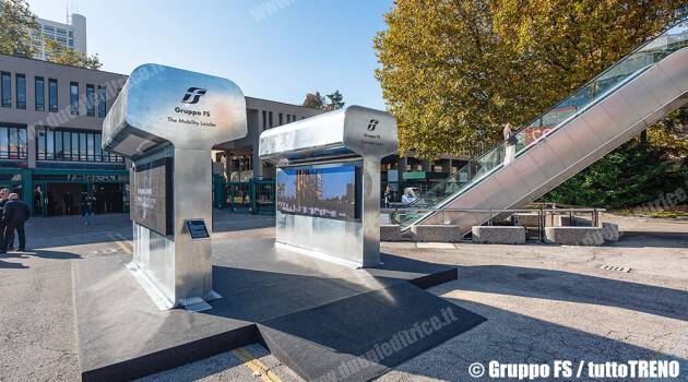 GRUPPO FS: A CORTINA L’INSTALLAZIONE “PENSIERO BINARIO”