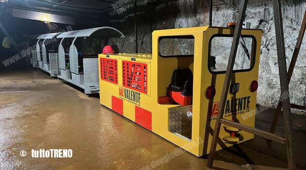 Inaugurato il nuovo trenino elettrico della miniera di Raibl a Cave del Predil