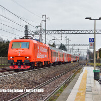TTI: un treno in livrea arancio per la Nike