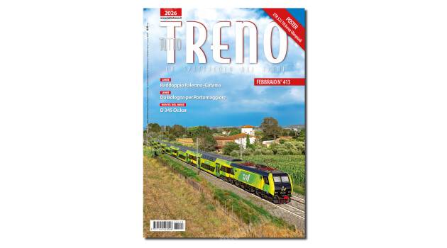 tuttoTRENO n° 413 – febbraio 2026, in edicola, nel tuo punto vendita e su duegistore.it