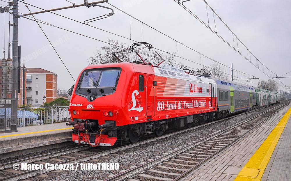 TTX-E464_905-livrea_commemorativa_80_anni_LIMA-R17885_PoggioRusco_Bologna-OsteriaNuova-2026-03-04-CacozzaMarco-02_blog_tuttotreno_it