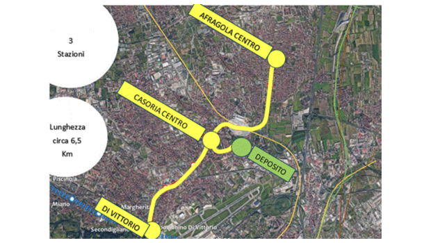 Napoli: EAV e ANM hanno firmato il contratto per la progettazione e realizzazione del Lotto 1 della Linea 10 della metropolitana