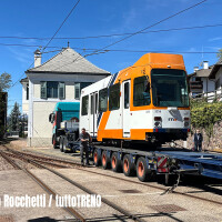 Giunto sul Renon il primo tram M8C proveniente dalla Germania