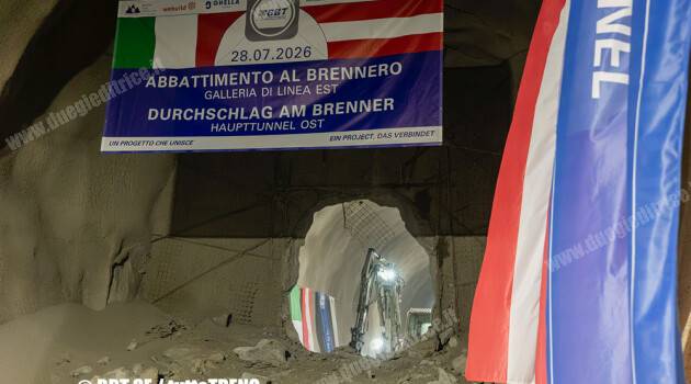 Galleria di base del Brennero, caduti gli ultimi due diaframmi delle gallerie di linea