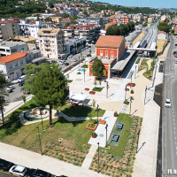 Teramo, completati gli interventi al piazzale della stazione